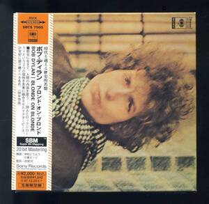 ★即決！未使用　限定盤　国内初の紙ジャケ　ボブ・ディラン　ブロンド・オン・ブロンド　BOB　DYLAN　BLONDE　ON　BLONDE