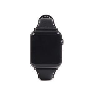 Apple Watchバンド SLG Design Italian Minerva Box Leather 本革 41mm/40mm/38mm用　ブラック SD18397AW