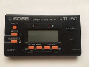 BOSS　TU-80　チューナーメトロノーム /USED