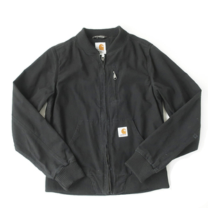 carhartt カーハート RUGGED FLEX 微ストレッチブルゾン ライトダック生地 ブラック(S)