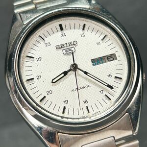 1970年代製 SEIKO セイコー セイコー5 7009-3040 腕時計 自動巻き アナログ カレンダー ヴィンテージ 亀戸製 ステンレススチール 稼働品