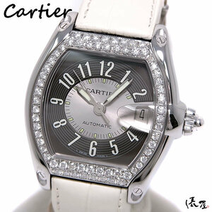 【OH済み】カルティエ ロードスター LM 自動巻 極美品 加工後未使用 メンズ 腕時計 Cartier Roadster 俵屋