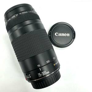 O2215 レンズ　カメラレンズ　Canon キャノン　ZOOM LENS EF 75-300mm 1:4-5.6 II 中古　ジャンク　訳あり