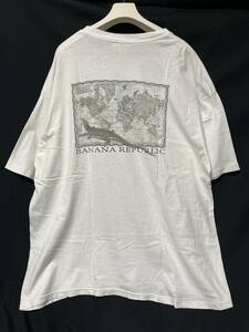 90s USA製 BANANA REPUBLIC バナナリパブリック イグアナ Tシャツ XL (O-4-29)