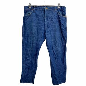 Wrangler カウボーイ ロングパンツ W40 ラングラー 13MWZ ビッグサイズ インディゴ コットン メキシコ製 古着卸 アメリカ仕入 2405-371