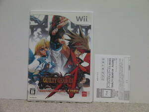 ■■ 即決!! Wii ギルティギア イグゼクス アクセントコア（ハガキ付き）Guilty Gear XX ∧CORE／ 任天堂 ニンテンドーWii■■