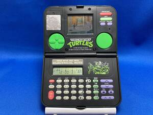 【動作希少品】LSIゲーム MUTANT NINJA TURTLES LCD電子手帳 ゲームウォッチ 携帯 電子 タートルズ レア TAKARA KONAMI