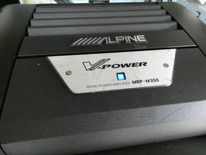 ★■ ALPINE アルパイン Class-Dアンプ パワードサブウーハー SWD-2000 MAX350W MRP-M350 匿名 送料無料 221009902