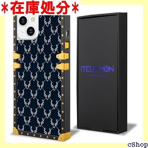 ITELINMON iPhone 15 用 ケース ス り物 アイフォン15 カバー 6.1インチに対応 ブルー 757