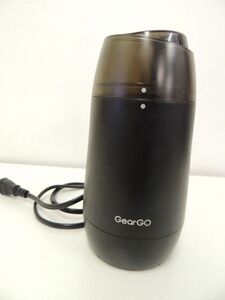 【動作確認済】GeraGO 高性能ミル コーヒーミル 電動 コーヒー 豆/緑茶/ハーブ/スパイス/穀物を挽く 一台多役 200Wハイパワー/60サイズ