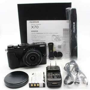 ★極上品★FUJIFILM X70 ブラック★6057