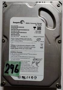 ★HDD-296 Seagate BD35.2 Consumer Storage 160GB SATA [認識せず] ジャンク品 【格安発送(クリックポスト＝185円) 2個迄同梱可】★