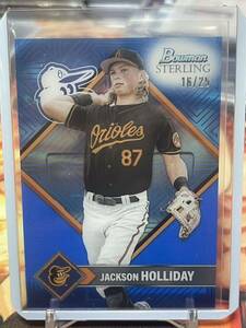 2023 Bowman Sterling JACKSON HOLIDAY Tek Blue /25 ホリデー Topps SSP SP