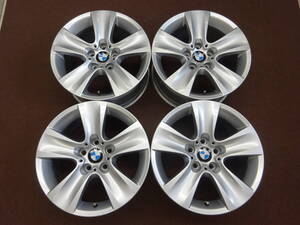 A-113　BMW　５シリーズ　Ｆ１０　Ｆ１１　純正　17×8J ET30 PCD120 5H 4本　スタースポーク　スタイリング　人気商品　！