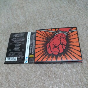 国内盤 帯付き メタリカ　セイント・アンガー　METALLICA　st.anger　2003年 CD+DVD Digipak仕様 