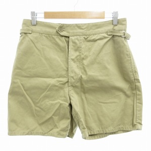 メゾンマルジェラ 10 Maison Margiela 10 SHORTS ショーツ ショートパンツ ハーフ ボタンフライ サイドベルト 46 S S30MU0011