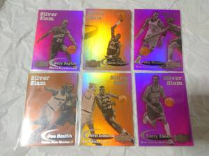 SKYBOX 97-98 Metal Universe Silver Slam 6枚セット Hakeem Olajuwon Gary Payton David Robinson 他 NBA