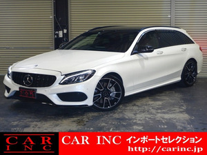 【諸費用コミ】:2017年 メルセデス・ベンツ Cクラスワゴン AMG C43 4マチック 4WD パノラミックスライ