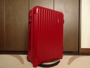 【リモワ RIMOWA】 サルサ(SALSA) キャビントローリー(レッド) 855.52 機内持込サイズ★状態良好!!★