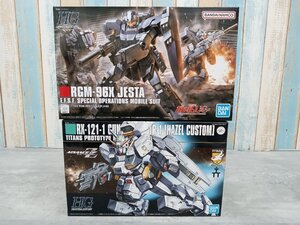 BANDAI 機動戦士ガンダム 1/144 RGM-96X ジェスタ HG+1/144 RX-121-1 ガンダム TR-1 [ヘイズル改] HG 2個セット ガンプラ 未組立品