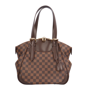 ルイヴィトン ヴェローナMM ダミエ ショルダーバッグ ダミエキャンバス N41118 ブラウン レディース LOUIS VUITTON 中古 美品