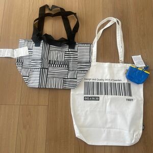 新品　IKEA トートバック 人気商品　エコバッグ 限定キーホルダー　3点セット