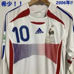 WP限定品adidas×フランス代表レプリカ10番ジダン2006.6.18韓国戦