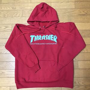 THRASHER MEN’S PULLOVER HOODIE size-M(着丈62身幅59) 中古 NCNR