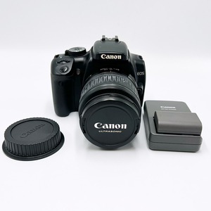 【Canon】 キャノン EOS kiss Digital X デジタル一眼レフ EFS 18-55mm 1:3.5-5.6 動作未確認 箱なし 中古 ジャンク 二次流通品 【4313】