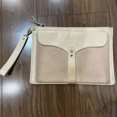 ヌメ革 レザークラッチ　iPad ノート  23cm×33cm