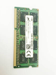 Micron 2Rx8 PC3L-12800S 8GB DDR3L-1600 ノートPC用 メモリー 動作確認済