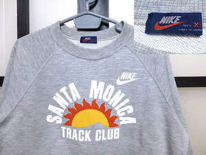 80s ナイキ サンタモニカ トラッククラブ スウェット / 80年代 NIKE SANTA MONICA TRACK CLUB スエット ビンテージ カールルイス