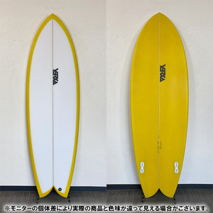 新品 サーフボード ツインフィッシュ イエクサ サーフボード YREXA Roman Revival ５’８” 33.5L FCS2 エアブラシカラー 