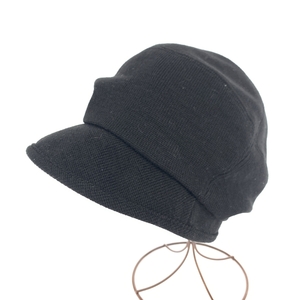 ◆CA4LA カシラ ニット帽 ◆ ブラック アクリル・毛 変形デザイン レディース 帽子 ハット hat 服飾小物
