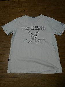 AVIREX アヴィレックス STYLE IN USA 半袖Tシャツ　 ミリタリー US ARMY AIR FORCES 　メンズ　サイズXL　上野商会