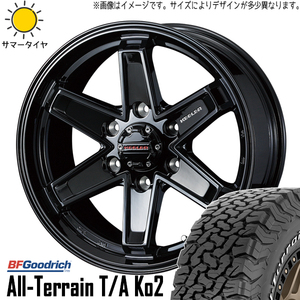 265/70R18 サマータイヤホイールセット ランクル300 etc (BFGoodrich KO2 & KEELER TACTICS 6穴 139.7)