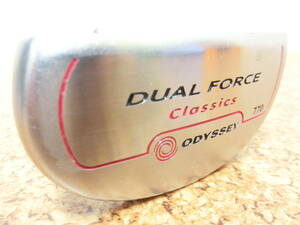 ♪ODYSSEY オデッセイ DUAL FORCE classics 770 デュアルフォース センターシャフト パター 34インチ 純正スチールシャフト 中古品♪T1418