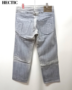 S【HECTIC DENIM PANTS Extra Mad LOT.2G XX ヘクティック デニムパンツ ヘリンボーン 90s 90