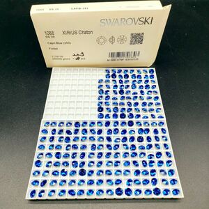 ☆ほぼ未使用 ヴィンテージ SWAROVSKI スワロフスキー ルース 1088 XIRIUS Chaton シリアスシャトン Capri Blue カプリブルー 243 SS29 223