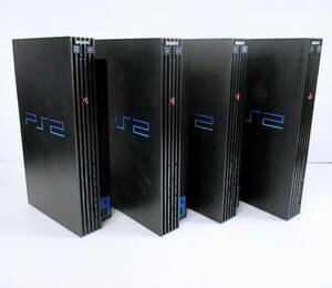 PS2 本体 SCPH-15000/18000/30000/50000 本体のみ 4台セット まとめて 通電確認済み☆SONY PlayStation2 プレイステーション2