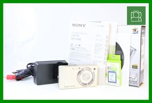 【動作保証・点検済】到着後即使える■良品■ソニー SONY Cyber-shot DSC-W380■バッテリー・チャージャー・4GB SDカード・元箱付き■14324