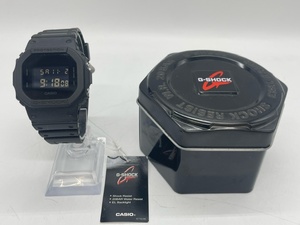 K4115◆ 【動作品】 CASIO カシオ G-SHOCK DW-5600BB クオーツ 腕時計 メンズ デジタル ブラック 黒系 タグ付 ケース付 ジーショック 