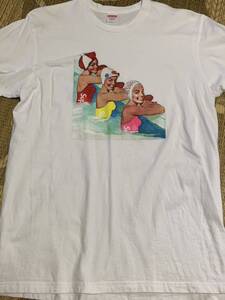 supreme シュプリーム　Tシャツ　正規品　サイズL 美品　swimming girl