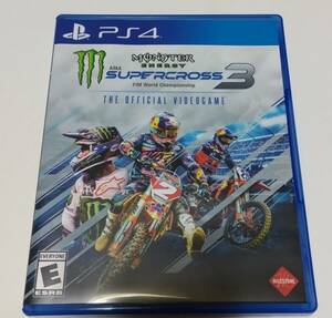 PS4●Monster Energy Supercross 3 海外版 注意事項あり