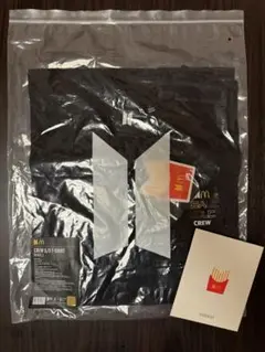 BTS マクドナルドコラボ　Tシャツ＋ステッカー