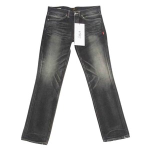 WTAPS ダブルタップス 14AW 142GWDT-PTM06 TROUSERS COTTON DENIM TRASH BK トラウザー コットンデニム トラッシュ ユーズド加工【中古】