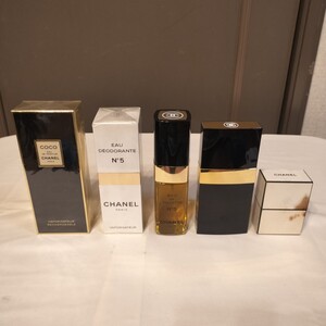 K10071 ◆CHANEL/シャネル COCO パルファム 59ml／N°5 オードトワレ 100ml／デオドラント 100ml／パルファム 50ml／14ml 香水 5点セット◆