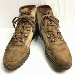 ビンテージ　Paraboot/パラブーツ　26.0-27.0　ショートブーツ　ワークブーツ　茶　ブラウン　Vintage/boots 管NO.XR2