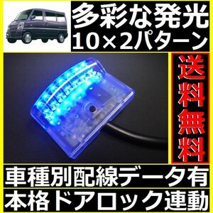 三菱 タウンボックス U60配線情報付■LEDスキャナー青 ブルー 純正キーレス連動■本格ダミーセキュリティ VIPER 620Vよりお薦め