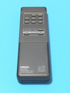 240914　 YAMAHA オーディオリモコン RS-AX2000A ヤマハ AX-2000Aのアンプのリモコン　赤外線発光確認済